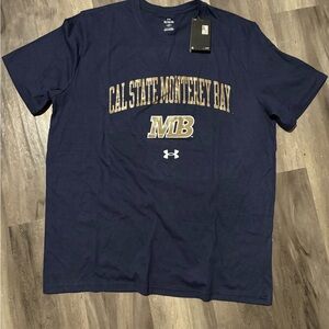 Under Armour Navy Cal State Monterey Bay Tee